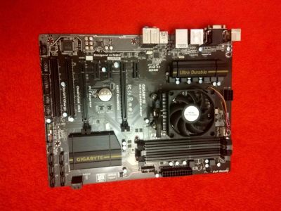Лот: 10766910. Фото: 1. Материнка под майнинг. Gigabyte... Материнские платы