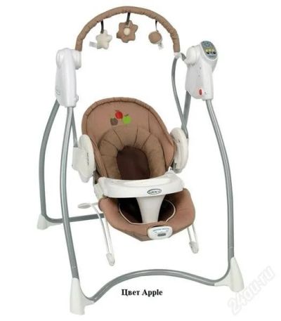 Лот: 2774401. Фото: 1. Качеля шезлонг GRACO. Ходунки, прыгунки, качели