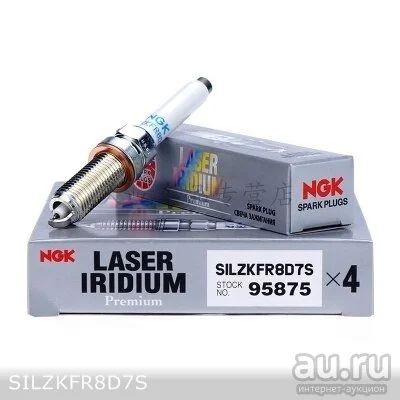 Лот: 17645756. Фото: 1. Свеча зажигания SILZKFR8D7S NGK. Расходные материалы