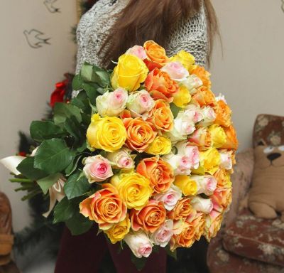 Лот: 7272249. Фото: 1. Сборный букет. Цветы на Щорса... Свежие цветы