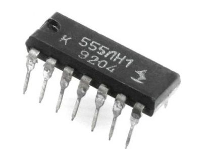 Лот: 11686074. Фото: 1. К555ЛН1 ( импортный аналог SN74LS04... Микросхемы
