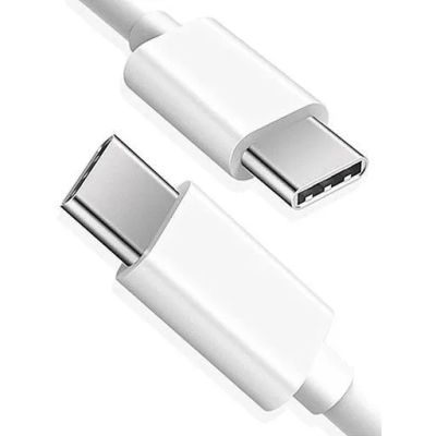 Лот: 22147419. Фото: 1. КАБЕЛЬ PD TYPE-C-->TYPE-C WHITE. Дата-кабели, переходники