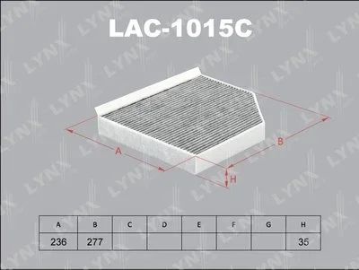 Лот: 13356882. Фото: 1. Lynx LAC-1015C Салонный фильтр. Расходные материалы