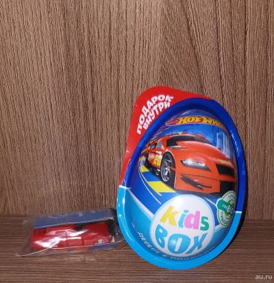 Лот: 15424925. Фото: 1. Яйцо/десерт "Kids box. Hot wheels... Игрушки