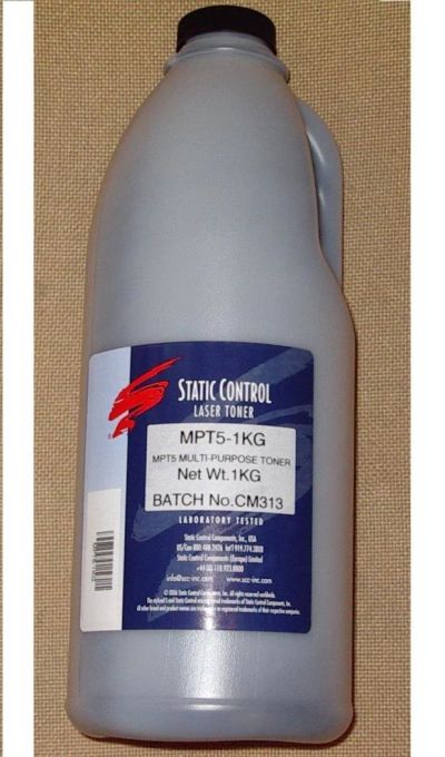 Лот: 11137470. Фото: 1. Тонер Static Control MPT5-1KG. Картриджи, расходные материалы
