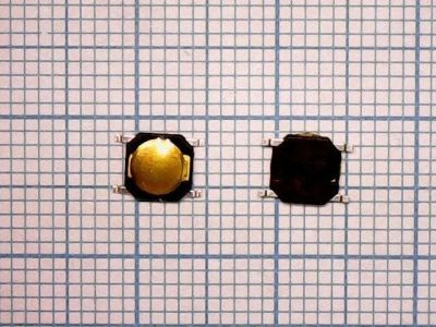 Лот: 12286913. Фото: 1. Тактовая кнопка №07 SMD мембранная... Реле, тумблеры, переключатели