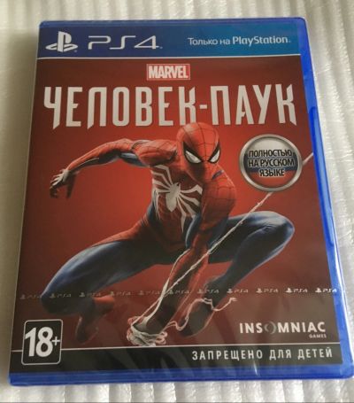 Лот: 12674660. Фото: 1. Человек паук для PS4, новый в... Игры для консолей