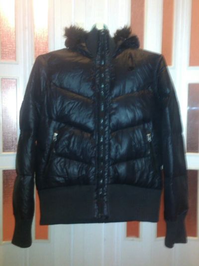 Лот: 4754918. Фото: 1. пуховик Nike с капюшоном. Верхняя одежда