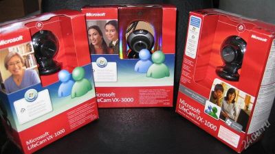 Лот: 935845. Фото: 1. Комплект вебкамер Microsoft: VX-3000... Веб-камеры