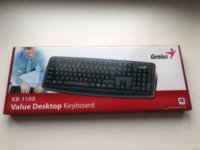 Лот: 13279673. Фото: 1. Клавиатура Genius KB 110 новая... Клавиатуры и мыши
