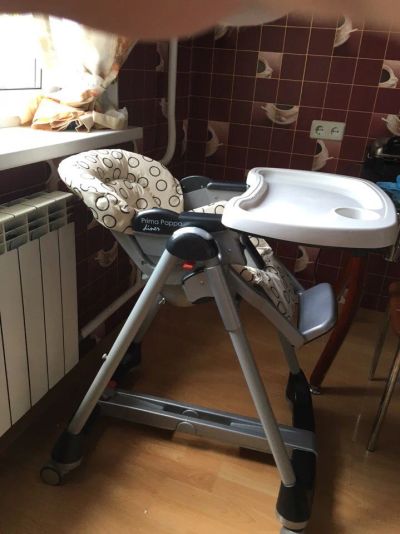 Лот: 8017448. Фото: 1. Стульчик для кормления Peg-Perego... Стульчики для кормления