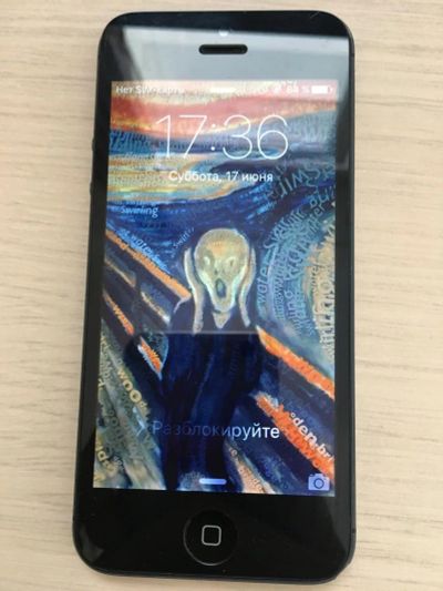 Лот: 9851556. Фото: 1. Apple iPhone 5S 16 GB Slate Black... Смартфоны