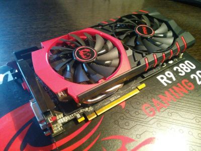 Лот: 8789583. Фото: 1. Radeon R9 380 2G 256Bit-Обмен. Видеокарты