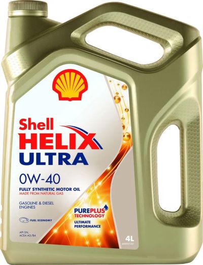 Лот: 20073270. Фото: 1. SHELL HELIX ULTRA 0w40 SN, A3... Масла, жидкости