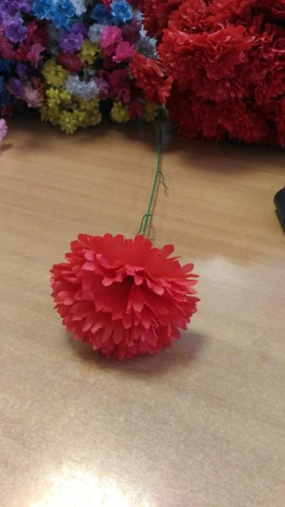 Лот: 11209281. Фото: 1. цветок искусственный "Гвоздика... Искусственные и сувенирные цветы