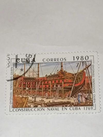 Лот: 24370274. Фото: 1. Парусник Куба 1980 год. Марки