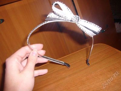 Лот: 200871. Фото: 1. ободок со стразами сваровски из... Другое (аксессуары)