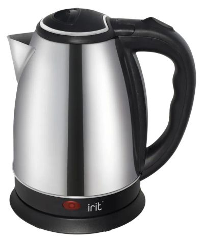 Лот: 24946279. Фото: 1. Чайник Irit IR-1321 Silver 1500Вт... Чайники, кофемашины, кулеры