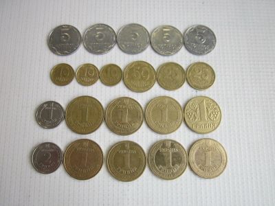 Лот: 15261834. Фото: 1. Монеты (Украина). Цена за 21 шт... Страны СНГ и Балтии