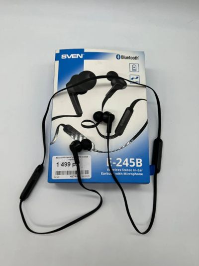 Лот: 20562683. Фото: 1. Bluetooth-гарнитура SVEN E-245B... Наушники, гарнитуры