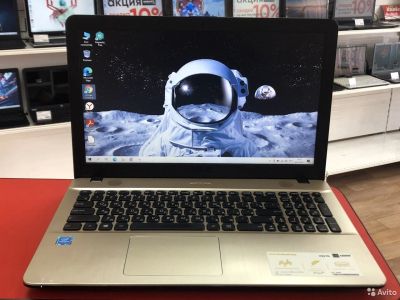 Лот: 17664899. Фото: 1. Ноутбук Asus 4 ядра / 4Gb / 500Gb. Ноутбуки