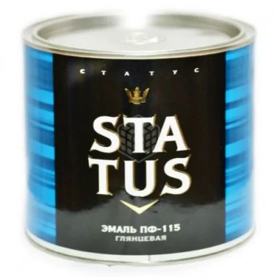 Лот: 18857277. Фото: 1. Эмаль Status ПФ-115 красная 2... Краски, лаки, растворитель