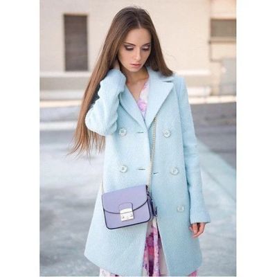 Лот: 7145284. Фото: 1. Пальто цвета мята. Верхняя одежда