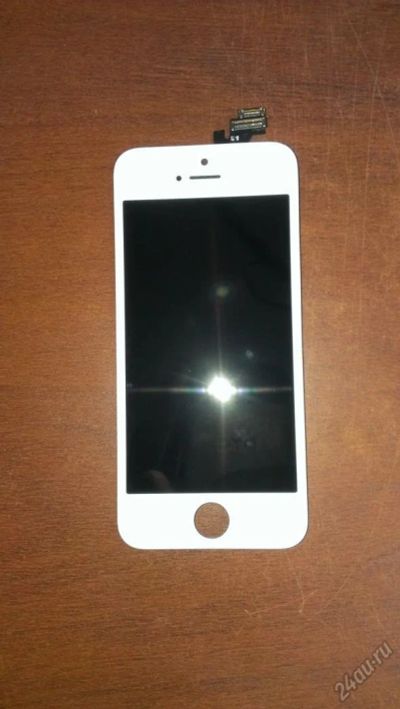 Лот: 6737860. Фото: 1. Дисплей, экран на iPhone 5 белый... Дисплеи, дисплейные модули, тачскрины