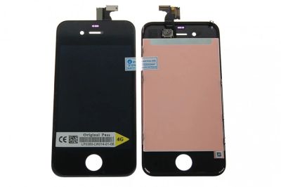 Лот: 9111411. Фото: 1. Дисплей iPhone 4 + тачскрин черный... Дисплеи, дисплейные модули, тачскрины