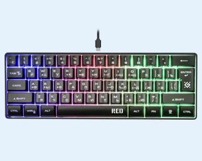 Лот: 21071032. Фото: 1. Клавиатура USB игровая Defender... Клавиатуры и мыши