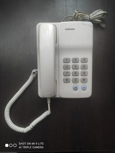 Лот: 21001004. Фото: 1. Стационарный телефон Samsung. Проводные телефоны