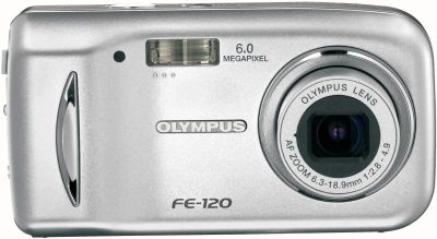 Лот: 3569140. Фото: 1. Цифровой фотоаппарат Olympus FE-120. Цифровые компактные