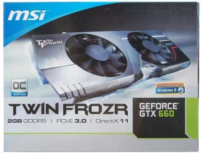 Лот: 5207345. Фото: 1. Видеокарта MSI Geforce GTX 660... Видеокарты