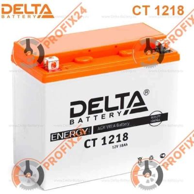 Лот: 14326644. Фото: 1. Аккумулятор DELTA CT 1218/YTX20-BS... Аккумуляторы