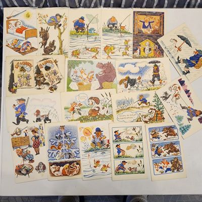 Лот: 21983058. Фото: 1. Открытки 1968 Орлов и Шварц Охотник... Открытки, конверты