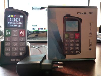 Лот: 13473678. Фото: 1. Сотовый телефон DNS S2 (Бабушкофон... Кнопочные мобильные телефоны