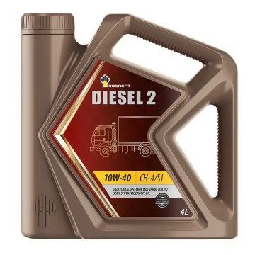 Лот: 14492754. Фото: 1. Rosneft Diesel 2 10W-40 4л. (замена... Масла, жидкости