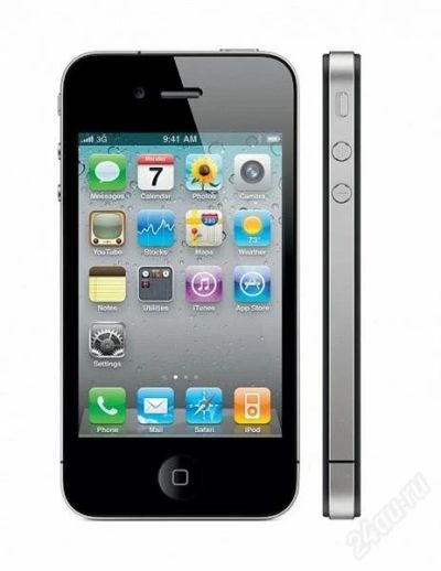Лот: 1370205. Фото: 1. iPhone 4 8GB. Кнопочные мобильные телефоны