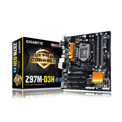 Лот: 11176442. Фото: 1. Материнская плата Gigabyte GA-Z97M-D3H... Материнские платы