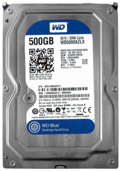 Лот: 11275807. Фото: 1. Жесткий диск HDD 500Gb Western... Жёсткие диски (HDD)