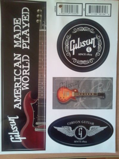 Лот: 11630775. Фото: 1. Gibson-1 логотип эмблема наклейка... Другое (музыкальные инструменты и оборудование)