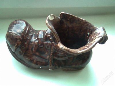 Лот: 2428238. Фото: 1. керамический башмак. Фарфор, керамика