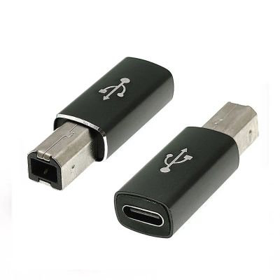 Лот: 19853979. Фото: 1. Переходник USB Type-C (F) - USB-B... Шлейфы, кабели, переходники