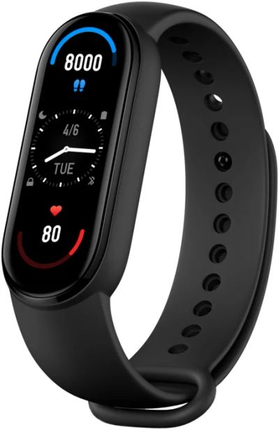 Лот: 17962206. Фото: 1. Xiaomi Mi Band 6 коробка примята... Смарт-часы, фитнес-браслеты, аксессуары