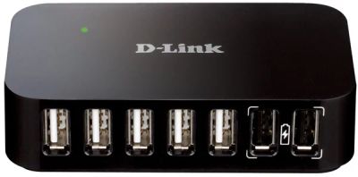 Лот: 3213917. Фото: 1. D-Link концентратор USB 2.0. Платы расширения, контроллеры, доп. порты