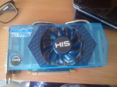 Лот: 10204053. Фото: 1. HIS HD6770 IceQX Turbo. Видеокарты
