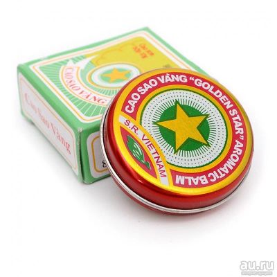 Лот: 17551482. Фото: 1. Мазь звездочка (Cao Sao Vang... Народная медицина, БАДы