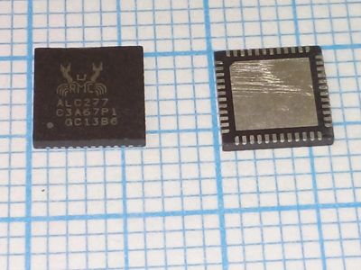 Лот: 12478233. Фото: 1. Аудиокодек ALC277 QFN48 6*6mm. Микросхемы