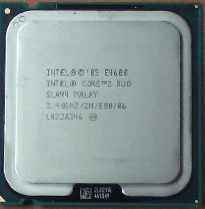 Лот: 9378986. Фото: 1. Intel core 2 duo 2.4ghz 775 сокет... Процессоры