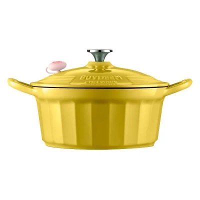 Лот: 24780455. Фото: 1. Кастрюля с крышкой BUYDEEM чугунная... Кастрюли